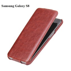 Floveme Δερμάτινη Θήκη flip για Samsung Galaxy S8